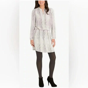 Hilary Radley Soft Snake Skin Dress
